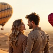 Book a couples balloon ride in Cappadocia for an unforgettable romantic experience, enjoy breathtaking sunrise views and unforgettable memories